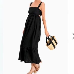 CAARA Forget Me Not Linen Dress